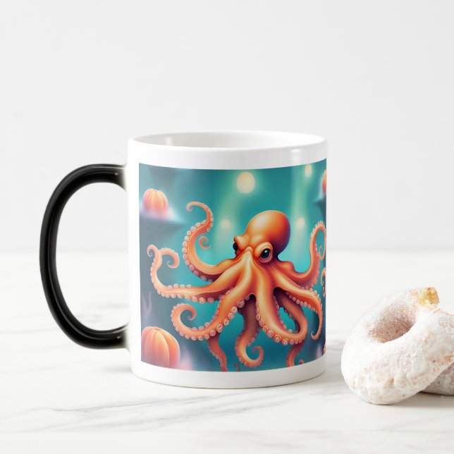 Caneca Mágica Octops Mug (Com Donut)