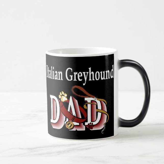 Caneca Mágica Ofertas de Pai de Greyhound Italiano (Direita)