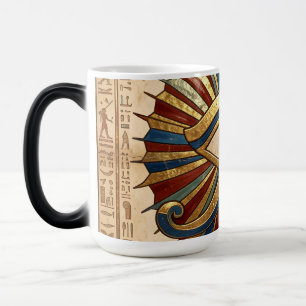 Caneca Mágica Olho de Hórus com Hieróglifos Espiritualidade Egíp