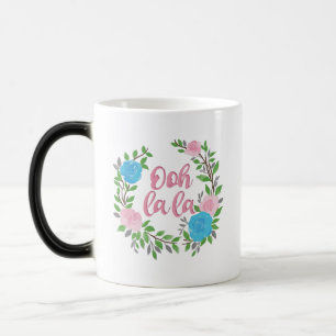 Caneca Mágica Ooh La La - Frases Francesas