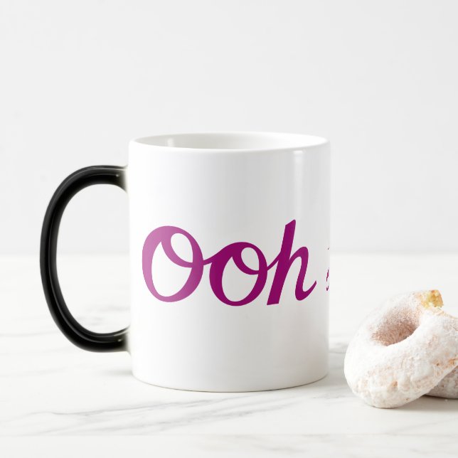 Caneca Mágica Ooh La La Script Magenta (Com Donut)