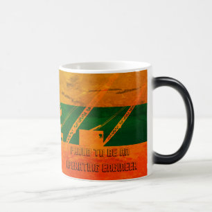 Caneca Mágica Orgulhoso de ser um Engenheiro em operação, MUG CO