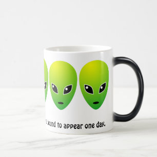 Caneca Mágica Os aliens estão vinculados a serem exibidos