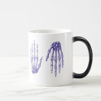 Caneca Mágica Os ossos da mão humana