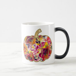 Caneca Mágica Ouro Pumpkin & Floral Delight Coffee Mug
