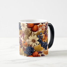 Caneca Mágica Padrão de Colheita Ininterrupta do Fruta Autumn