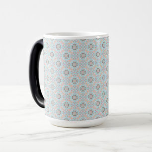 Caneca Mágica Padrão de Concha de Mar Sem Costura