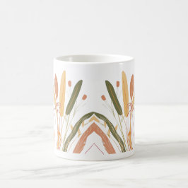 Caneca Mágica Padrão de Folhas de outono