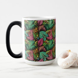 Caneca Mágica Padrão de Superfície Contínua Sonhos de Rã-Árvore