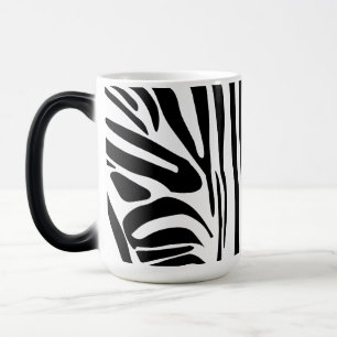 Caneca Mágica Padrão de zebra