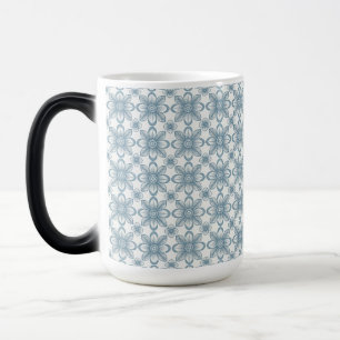 Caneca Mágica Padrão Floral Escandinavo
