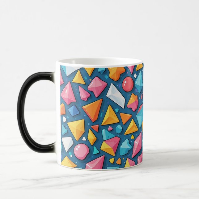 Caneca Mágica Padrão geométrico de abstrato 16 - Mug de café (Esquerda)