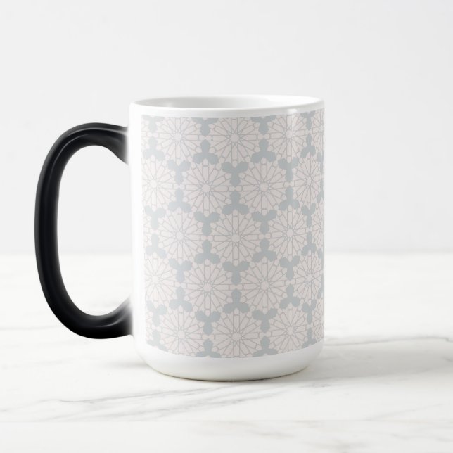 Caneca Mágica Padrão Geométrico Islâmico (Esquerda)