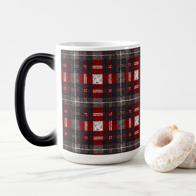 Caneca Mágica Padrão Minimalista Moderno (Com Donut)