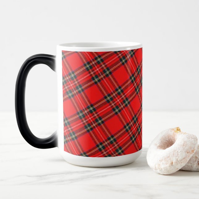 Caneca Mágica Padrão Minimalista Moderno (Com Donut)