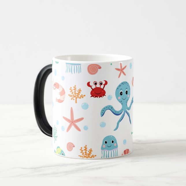 Caneca Mágica Padrão Sea World (Frente Esquerda)