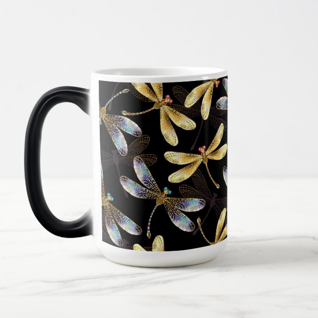 Caneca Mágica Padrão sem costura com Ouros (Esquerda)