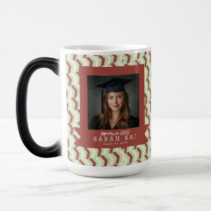 Caneca Mágica Padrão Ziguezague Moderno Reunião de Turma
