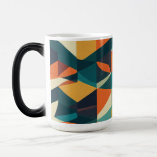 Caneca Mágica Padrões Geométricos Minimalistas Morphing Mug - 15