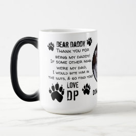 Caneca Mágica PAI DE CACHORRO PERSONALIZADO! QUERIDA CAFÉ pET PA