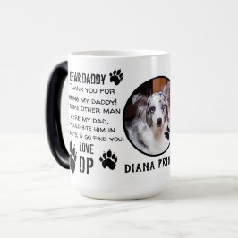 Caneca Mágica PAI DE CACHORRO PERSONALIZADO! QUERIDA CAFÉ pET PA