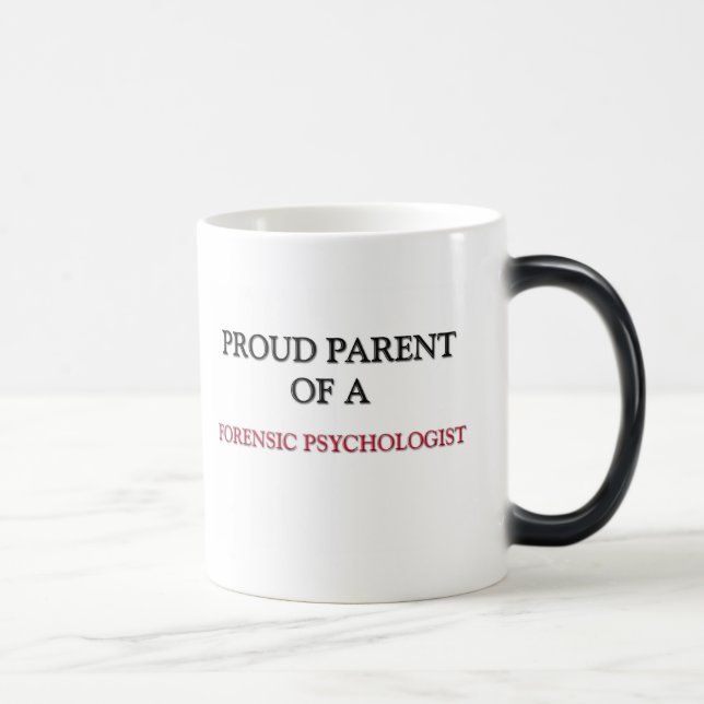 Caneca Mágica Pai orgulhoso de um PSICÓLOGO JUDICIAL (Direita)