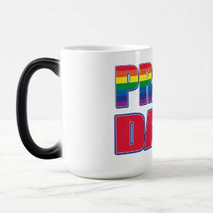 Caneca Mágica Pai orgulhoso - Orgulho gay
