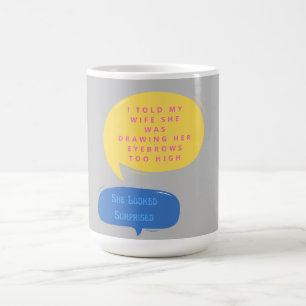 Caneca Mágica Palavra Engraçada Cãibras Morfinhas