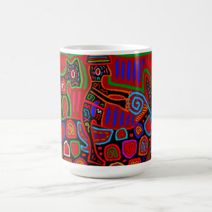 Caneca Mágica Panamá Mola - Salve um Cavalo Andando em um Cowbo