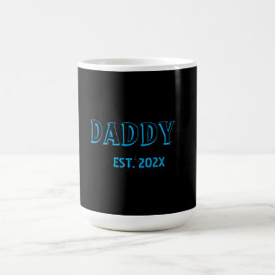 Caneca Mágica Papai Moderno Ano do Est Dia dos Pais Azul Ousado