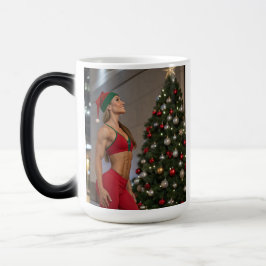 Caneca Mágica Papais noeis de malhação e Árvore de Natal