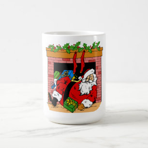 Caneca Mágica Papais noeis na Chaminé