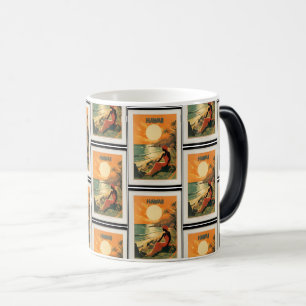 Caneca Mágica Paraíso Tropical: Vintage Hawaii