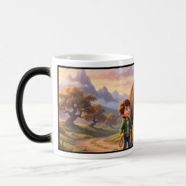 Caneca Mágica Passado Ecoou Menino Caprichoso e Bisonte