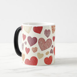 Caneca Mágica pattern valentines day
