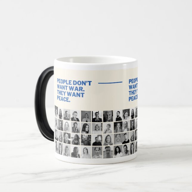 Caneca Mágica Peace Mugs (Frente Esquerda)