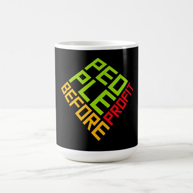 Caneca Mágica People Before Profit Activism Social Justice Equal (Center)