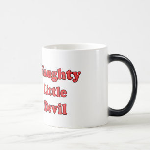 Caneca Mágica Pequeno Diabo Malvado com Texto