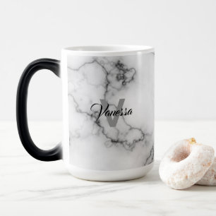Caneca Mágica Personalização do padrão Marble