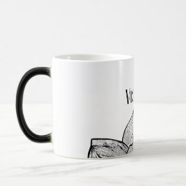 Caneca Mágica Personalizada Victoria com Mudança d
