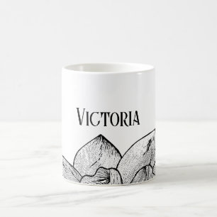 Caneca Mágica Personalizada Victoria com Mudança d