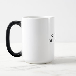 Caneca Mágica Personalizado Branco – Seu Logotipo & Texto Aqui
