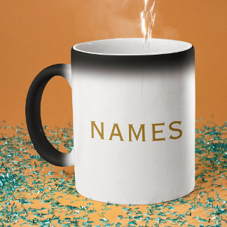 Caneca Mágica Personalizado Com Sobrenome ou Apelido Neles