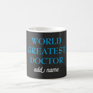Caneca Mágica Personalizado Melhor Médico de Todos os Tempos Gra