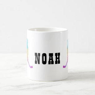 Caneca Mágica Personalizar o nome do jogador de hóquei