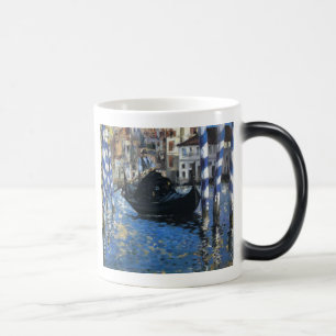 Caneca Mágica Personalize Paz Água Corrente Barcos Arte Edouard
