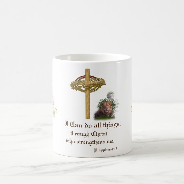 Caneca Mágica Philippians 4:16 (Centro)