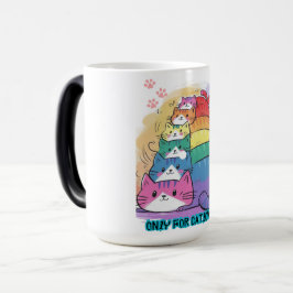 Caneca Mágica Pilha de Catlovers