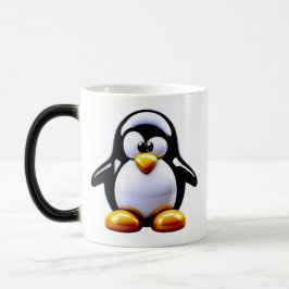 Caneca Mágica Pinguim Fofo