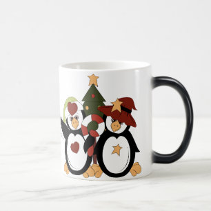 Caneca Mágica Pinguim Natal Gift Mug